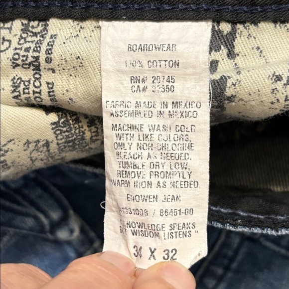 Volcom Enowen Y2K Jeans, Boardwear, 34 - Picture 12 of 12